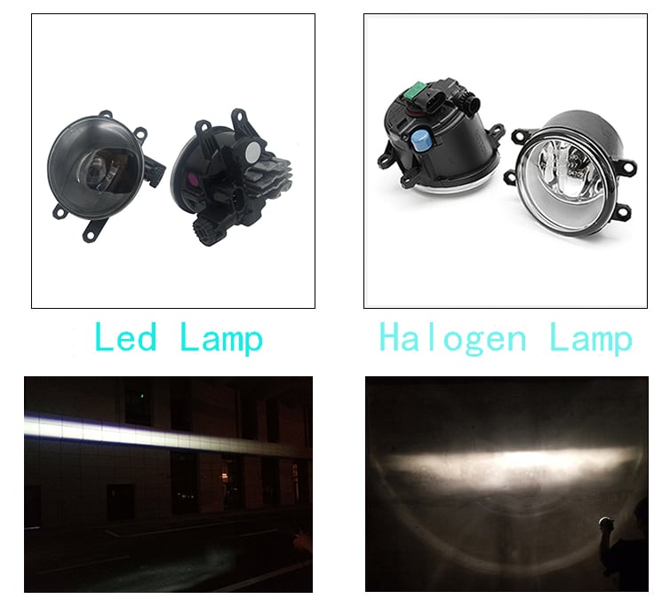 SIEMID LED Fog Lights Assembly, Chrome Bezel, Compatible with Toyota Camry, Corolla, Yaris, AURIS, PRIUS, Avalon, Solara, 2006-2019 – Image 5