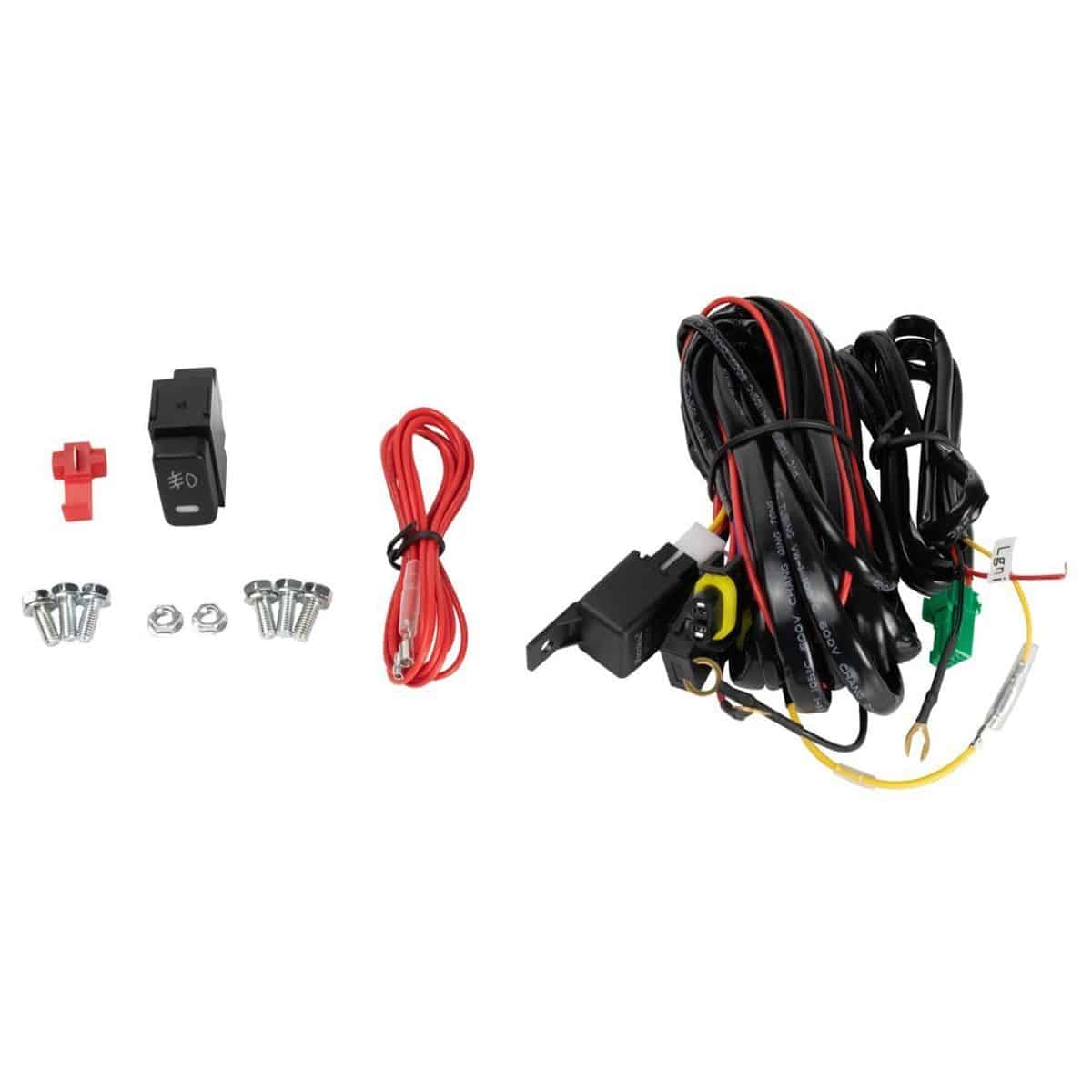 For 17 TITAN Front Clear Lens Fog Driving Light Lamps Upgrade with Wiring Kit - immagine 6