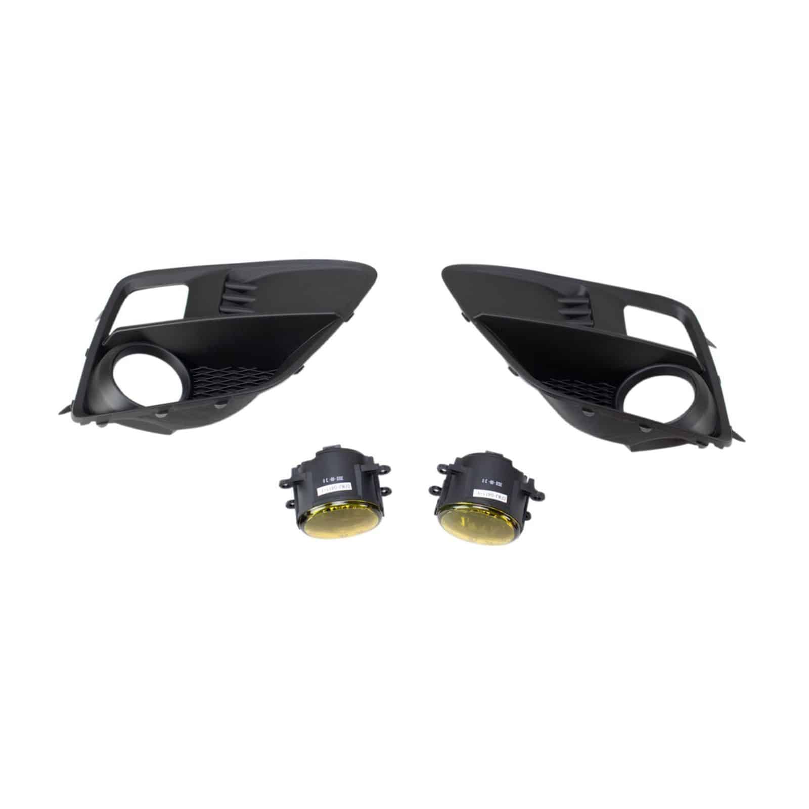 Front Yellow Lens Fog Driving Light Lamps Upgrade with Wiring Kit for WRX