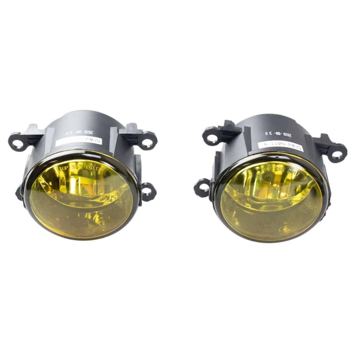 Front Yellow Lens Fog Driving Light Lamps Upgrade with Wiring Kit for WRX - Imagen 3